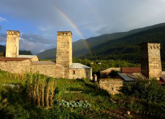 Svaneti Towers in Mestia